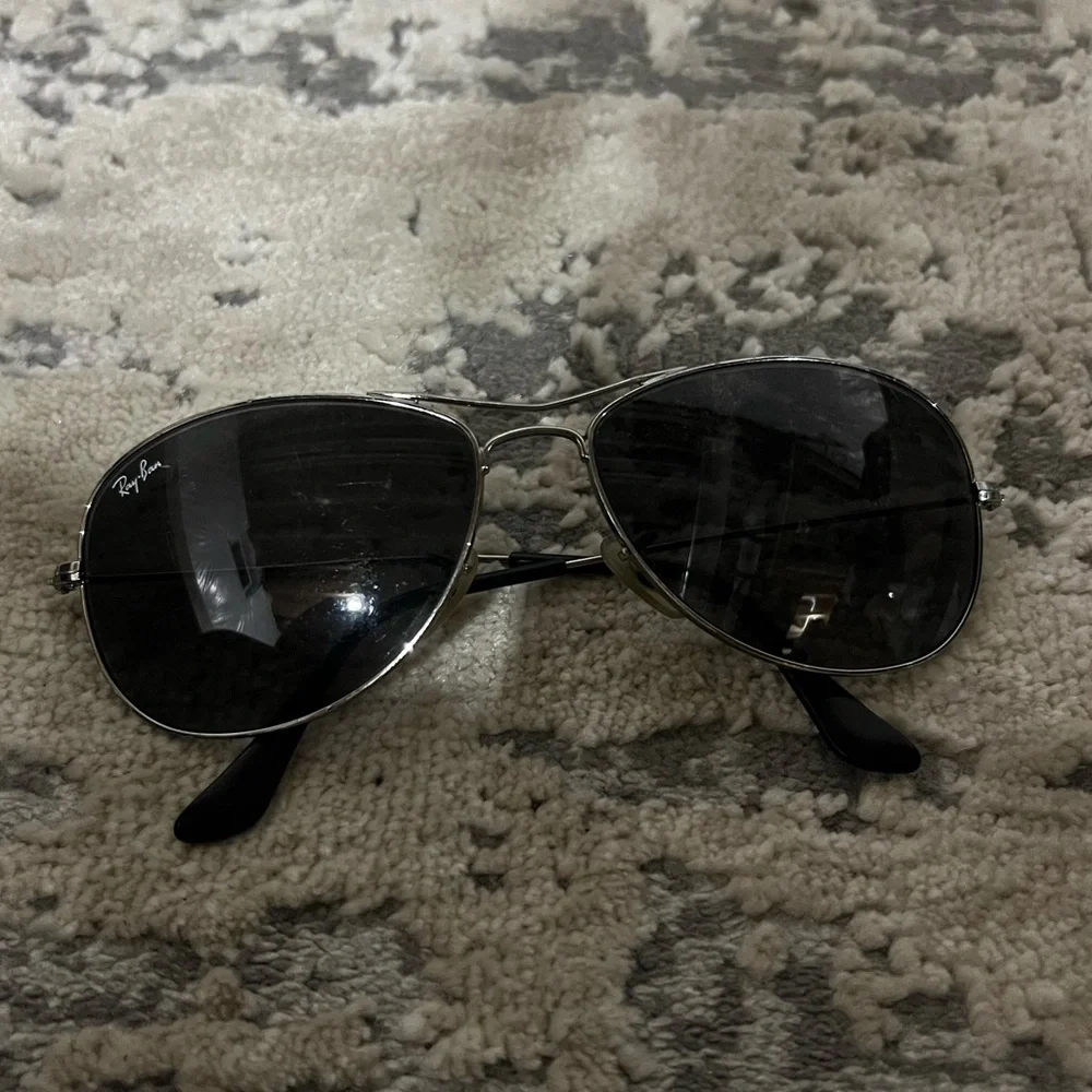 Ray Ban Silver Cockpit Sunglasses